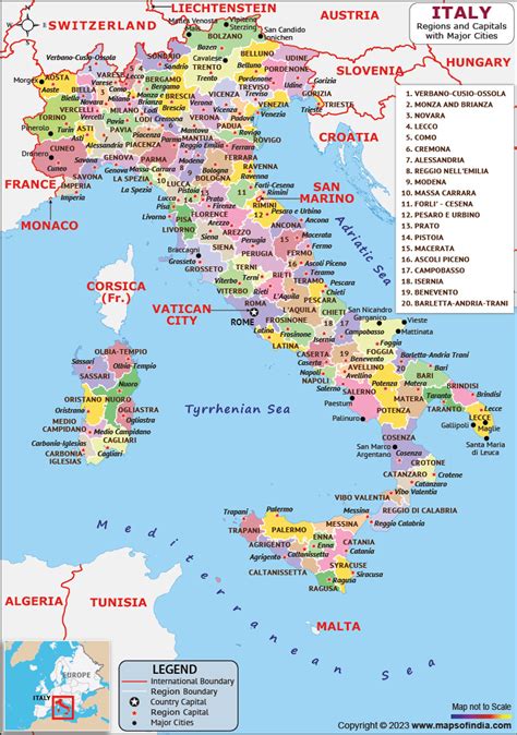 italian cities map|Map of Italy (With Cities & Regions) – Trips To Discover.